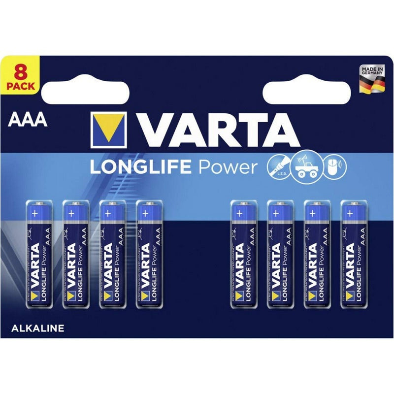 Batterijen Varta Long Life Power AAA LR3 (8 Onderdelen)