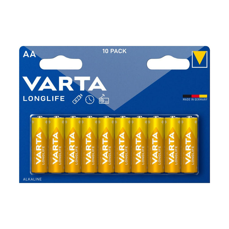 Batterijen Varta Long Life Power (10 Onderdelen)