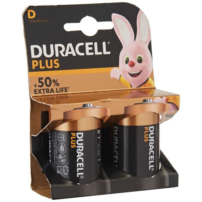 Alkalinebatterijen LR20 DURACELL Plus Power D