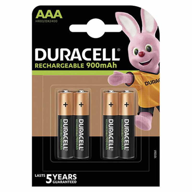 Oplaadbare Batterijen DURACELL HR03 AAA 900 mAh