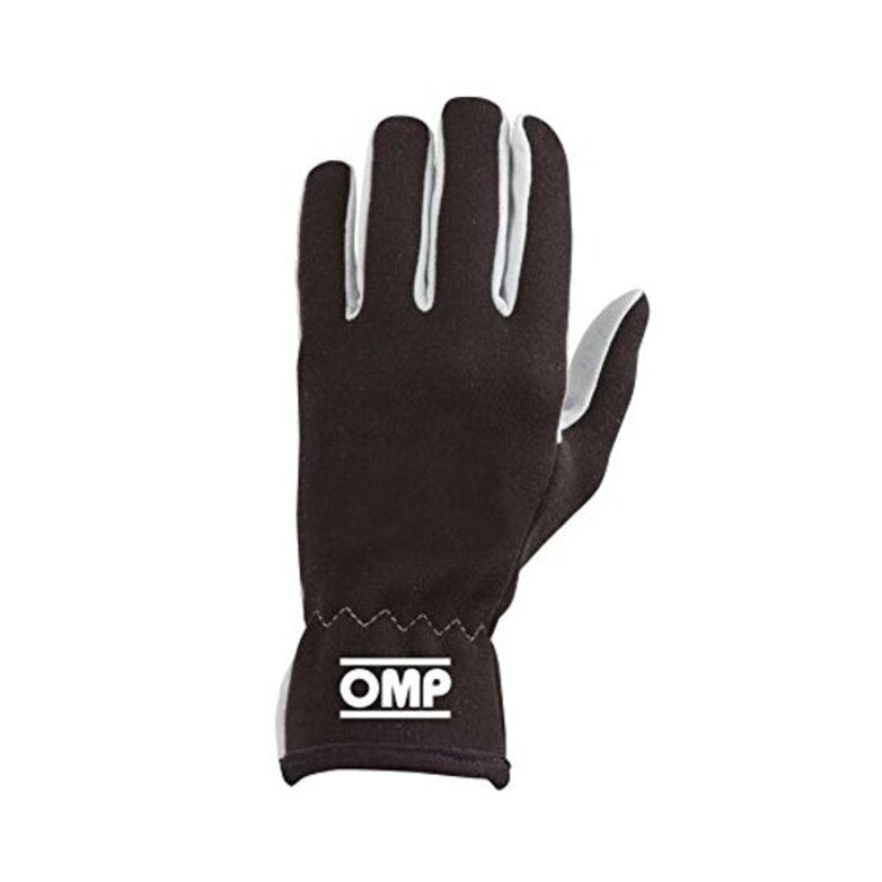 Men's Driving Gloves OMP Rally Black (Size L)