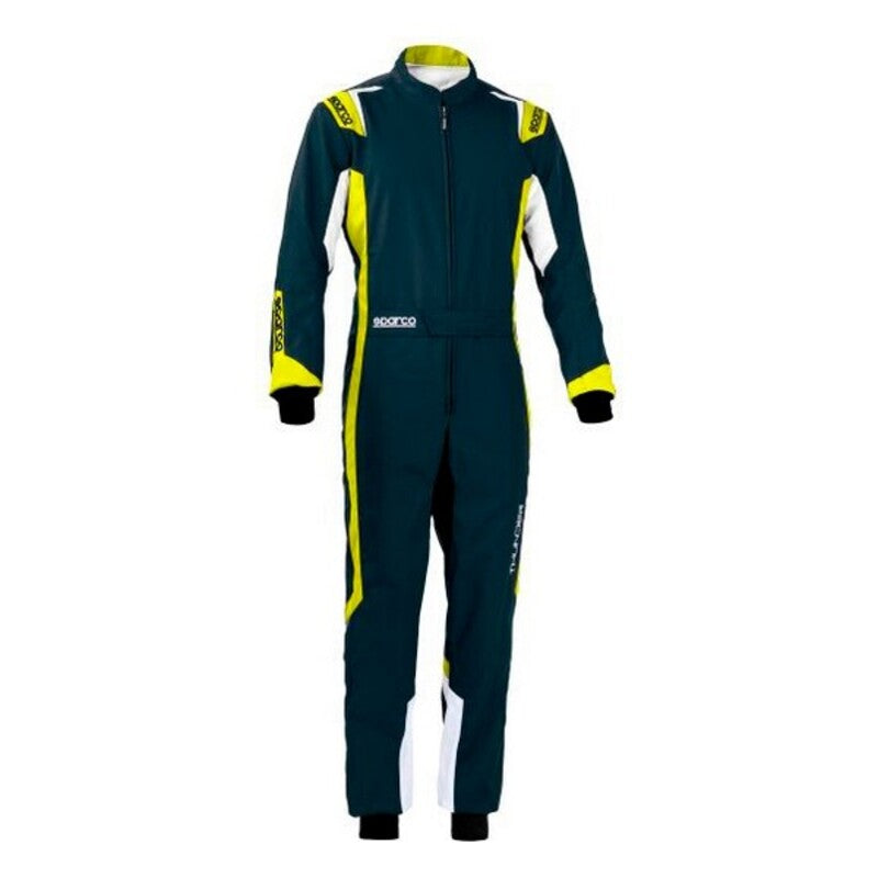 Karting Overalls Sparco K43 Thunder Yellow Green (Size M)