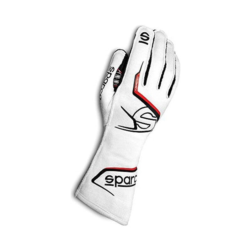 Men's Driving Gloves Sparco Arrow Kart 2020 White