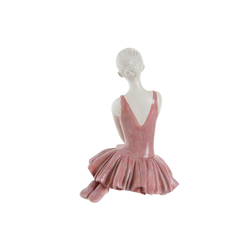 Decorative Figure DKD Home Decor Ballet Dancer Resin (16 x 11 x 17 cm) (2 Units)