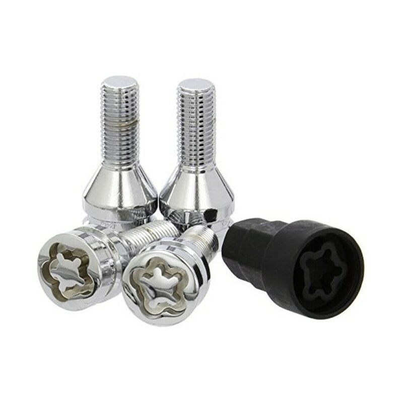 Anti-Theft Screws BC Corona 12X150 L26 17/19 Silver (4 uds)