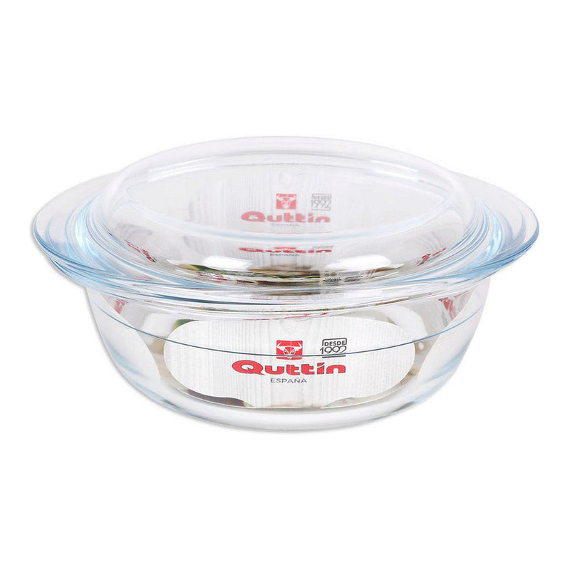 Casserole with lid Quttin Glass (1,1 + 0,3 L )