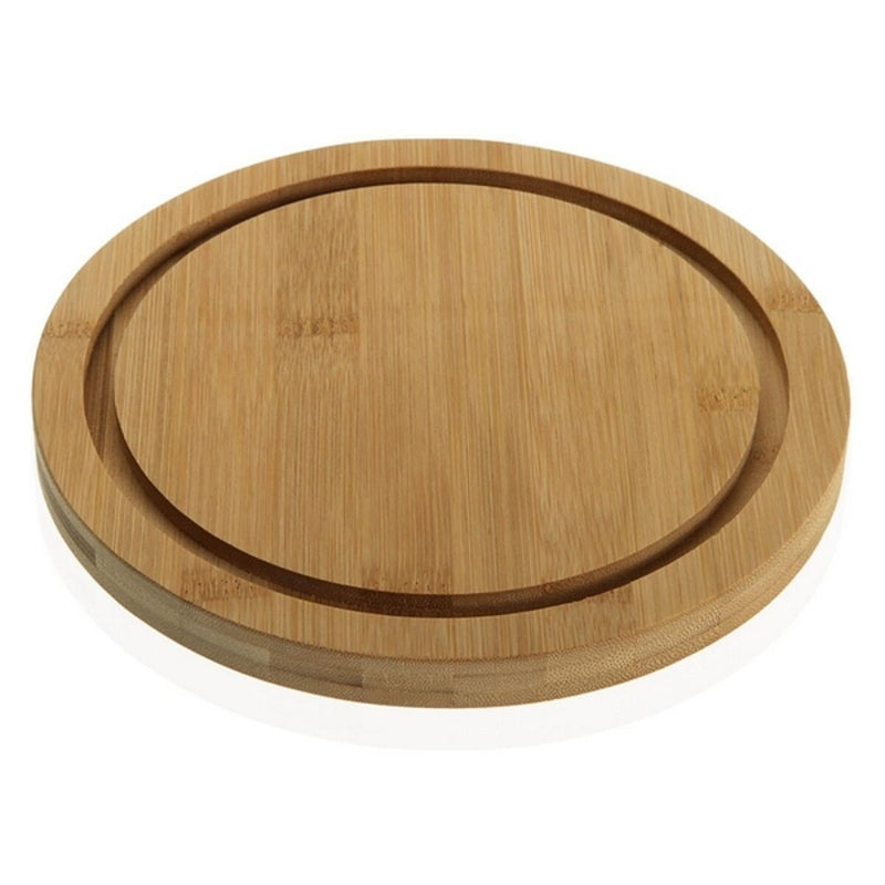 Cheese Plate Versa Bamboo polystyrene MDF Wood (Ø 10 cm)