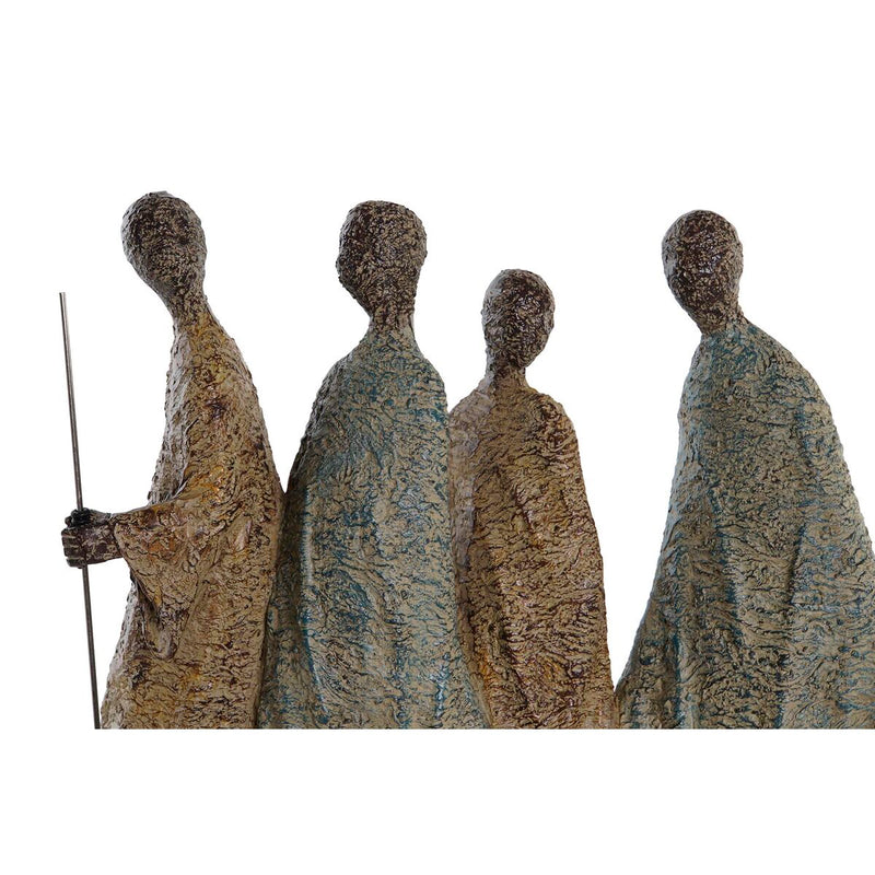 Decorative Figure DKD Home Decor African Woman Resin Multicolour (33,5 x 14,5 x 41 cm)