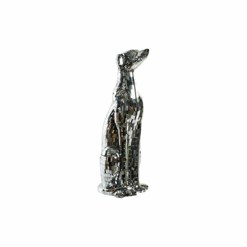Decorative Figure DKD Home Decor Silver Resin Dog (36 x 23 x 78 cm)