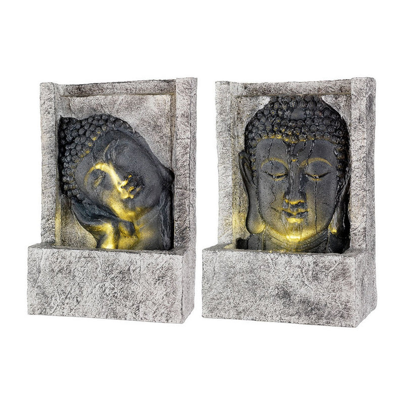 Garden fountain Face Buddha Polyresin (13,5 x 28 x 40 cm)