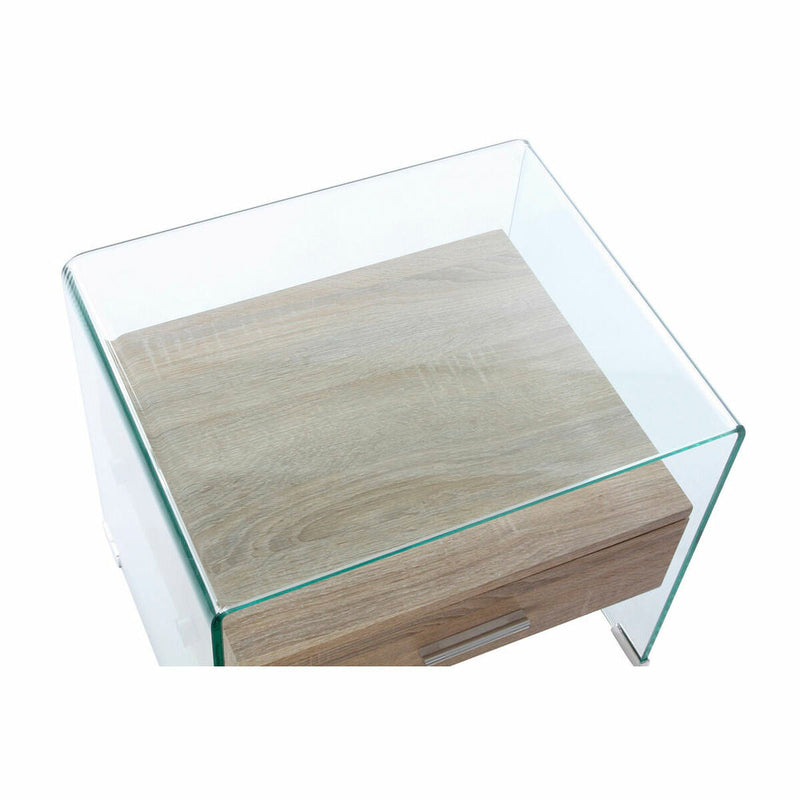 Nightstand DKD Home Decor Crystal MDF Wood (50 x 40 x 45.5 cm)