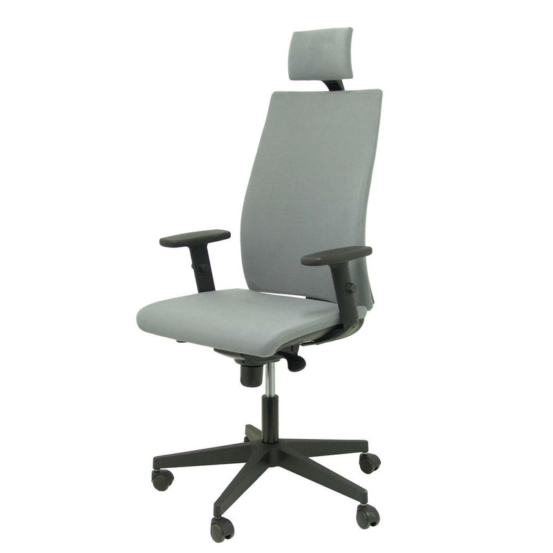 Office Chair with Headrest Almendros P&C B201RFC Grey Polyamide