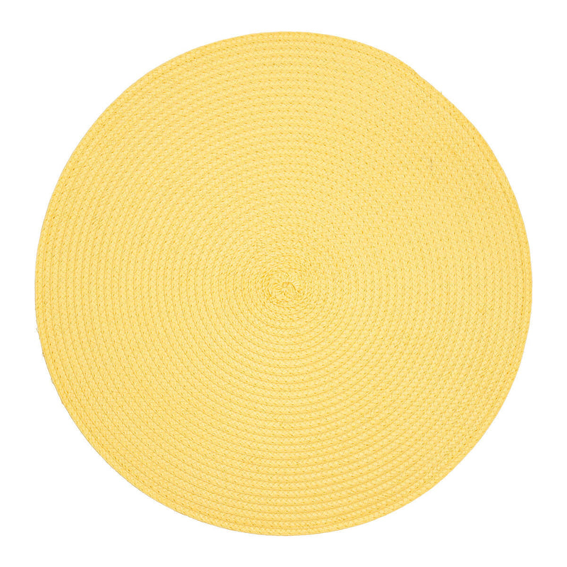 Place mat Quid Vita Yellow Plastic (38 cm) (Pack 12x)