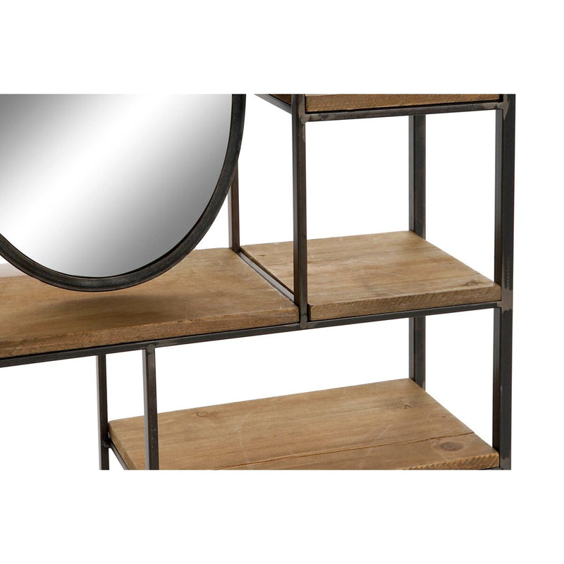 Shelves DKD Home Decor 39,5 x 13,5 x 60 cm Metal MDF Wood