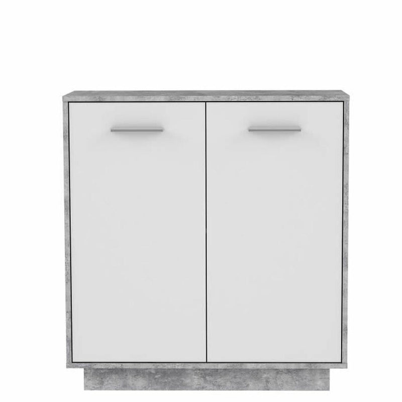 Storage furniture Wood Light grey White (88,9 x 34,2 x 88,1 cm)
