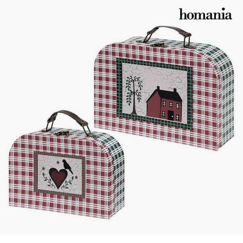 Suitcase set Homania (2 uds) Cardboard