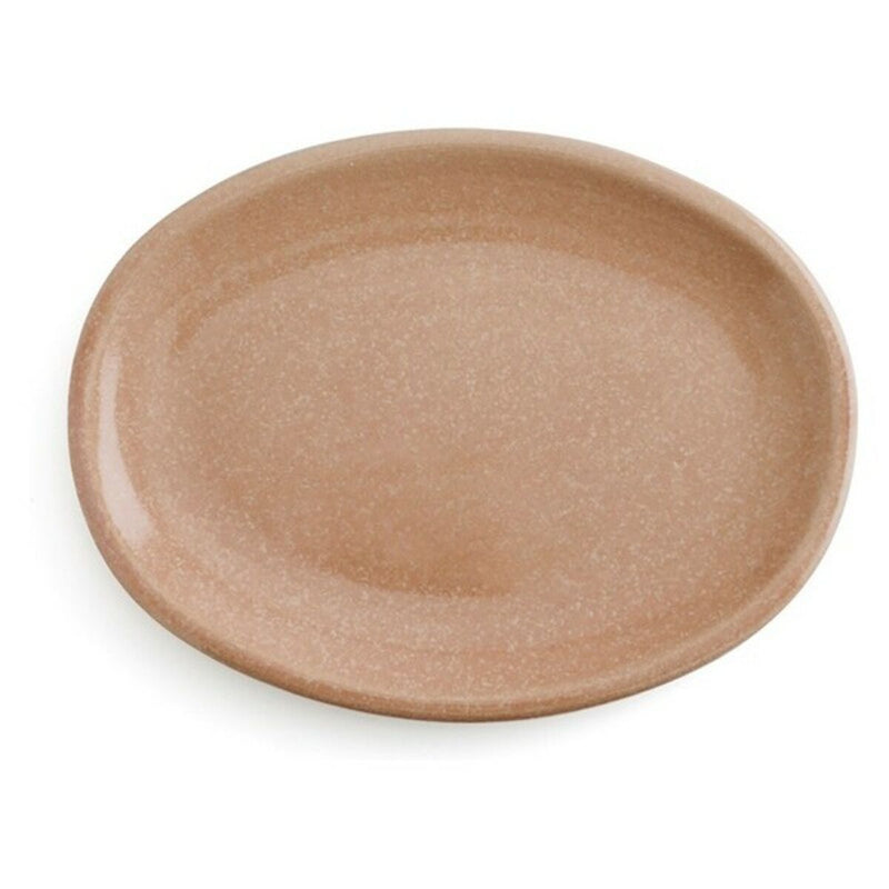Tray Anaflor Baked clay Ceramic Beige (33 x 25 cm)
