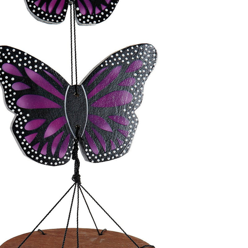 Wind chimes DKD Home Decor Shabby Chic Butterfly (15 x 15 x 110 cm)